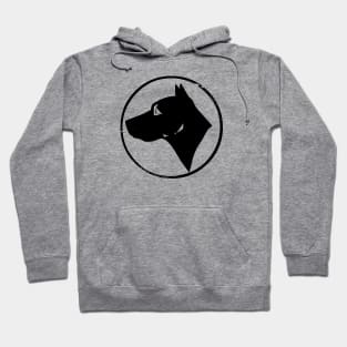 Dog Head in a Circle Hoodie